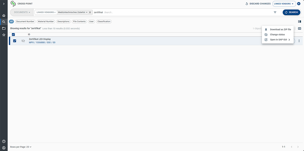 Search results